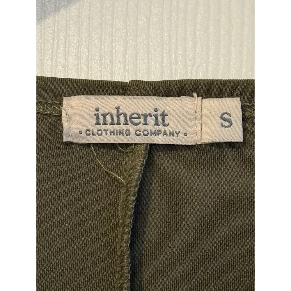 Inherit Olive Green Dress Belt Size Women's Small Minimalist‎ Classic Casual
